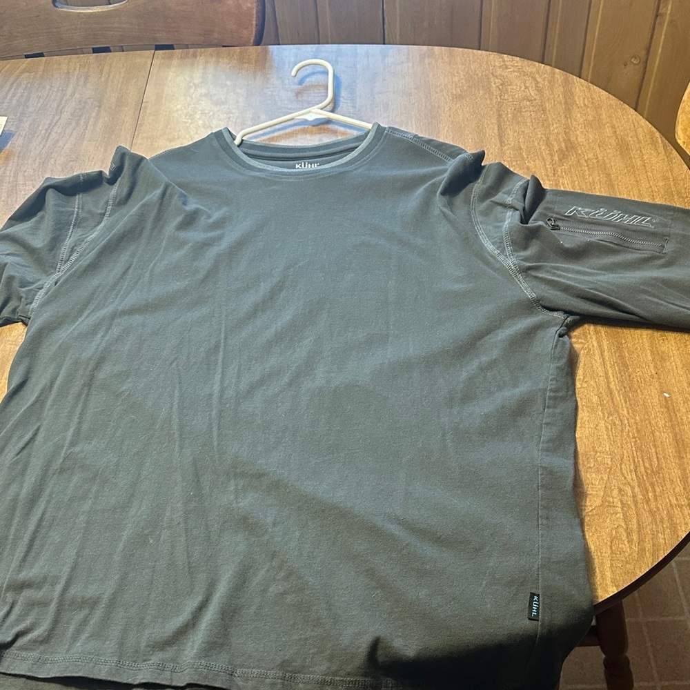 Kuhl Men's Charcoal Long Sleeve Tee